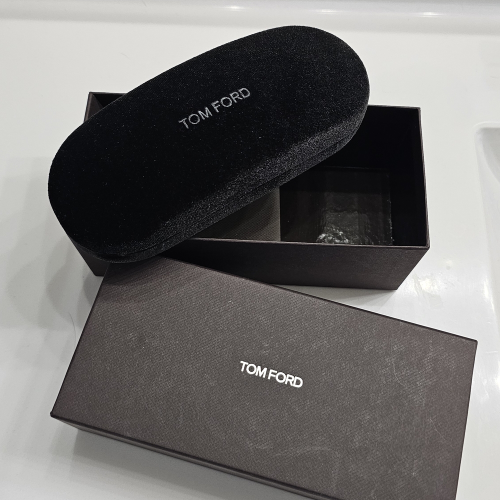 Tom Ford Black Velvet Sunglasses Case with Branded Box
